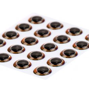 3D oči za potezanke SYBAI Ultra 3D Epoxy Eyes, Copper Edge, 6 mm