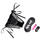 Bang! Power Panty Kit Lace Panties, Bullet & Blindfold Pink