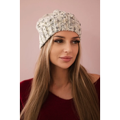 Kesi Cap with fleece Roksana K209 dark gray
