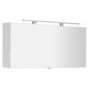 Omarica z ogledalom CLOE s svetilko LED, 120 x 50 x 18 cm, bela - Bela - 86 - MDF/laminat - LED - Svetila - LED