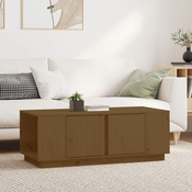Stolic za kavu boja meda 110 x 50 x 40 cm od masivne borovine