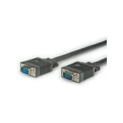 VALUE SVGA Cable, HD15, M/M 6 m VGA kabel VGA (D-Sub) Crno
