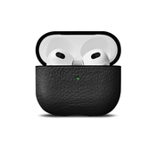 Woolnut usnjeni ovitek za škatlico AirPods 3 - črna