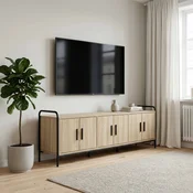 vidaXL TV omarica 146 x 33 x 50 cm Sonoma hrast Inženirski les