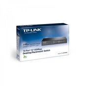 TP-LINK stikalo/switch LAN TL-SF1016DS, 16-portno