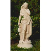 Casa Padrino Art Nouveau Garden Decoration Sculpture Lady Sand H. 66 cm - Elegant Garden Decoration Stone Figure - Baroque & Art Nouveau Garden Decoration Accessories