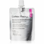 Carbon Theory Charcoal, Tea Tree Oil & Mineral Mud maska za intenzivnu regeneraciju za problematicno lice, akne 50 ml