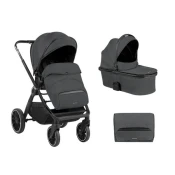 KikkaBoo Kolica Tiffany 2in1 set sa tvrdom korpom Dark Grey (KKB20151)