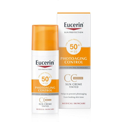 EUCERIN SUN PHOTOAGING CONTROL krema za lice SPF50 MEDIUM 50 ML Rok upotrebe 30.10.2025.