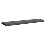 Vidaxl Blazina za klop SOEST 100% poliester Siva 170 x 40 x 8 cm