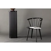 Venture Design Jedilni stol Bobby 53x55x76 cm črne barve