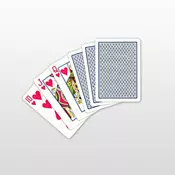 Copag Regular Face Poker Karte 100% plasticne - Plave ( 104001334 )