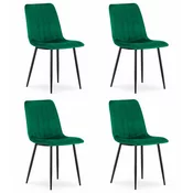 Brandless Stol LAVA - temno zelen žamet x 4, (22030732)