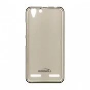 Kisswill silikonski ovitek za Lenovo Vibe K5 NOTE - prozorno črn