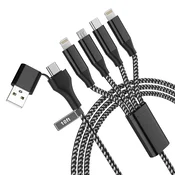 USB-C 4v2 večnamenski kabel 3 m – Lightning/Micro USB/Type-C MFi