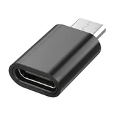 BLUE STAR Blue Star, Mini USB-C v Micro-USB Adapter za Polnjenje in Sinhronizacijo, Črna, (5000276806)