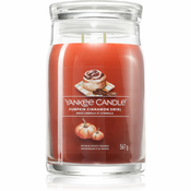Yankee Candle Yankee Candle vonná svíčka Signature ve skle velká Pumpkin Cinnamon Swirl 567g