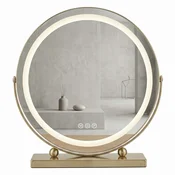 Stensko ogledalo LED MAKE-UP L.Gold 50 cm