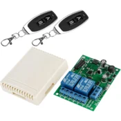2x brezžični radijski daljinski upravljalnik AC 220 V 230 V 240 V