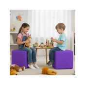 Stol vreča kocka vijoličen EMI