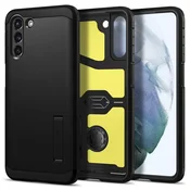 Spigen Ovitek za telefon Tough Armor, črn, Galaxy S21