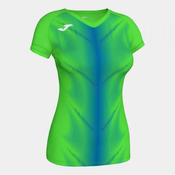 Joma Olimpia T-Shirt Fluor Green-Royal S/S Woman