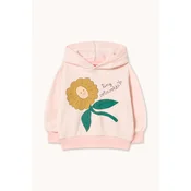 Tinycottons pulover s kapuco otroški bombažen TINY DAISY GRAPHIC HOODIE
