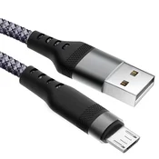 INF 2-Pack Najlonska Pletena USB na Android Kabel za Polnjenje, 6A Hitro Polnjenje 1 m, (5000276787)