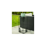 Stalak za cvece 80x24 cm, crni