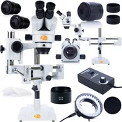 Rosfix ROSFIX STEREOSKOPSKI TRINOKULARNI MIKROSKOP NA PORTALU JUPITER PRO MSJP-T-SDMS1 + MIKROSKOPSKA SVETILKA 56XLED + ROSFIX MIKROSKOPSKI OBJEKTIV 0,5X, (22084148)