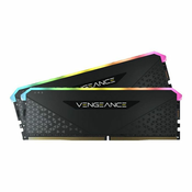 CORSAIR Vengeance RGB RS - DDR4 - kit - 64 GB: 2 x 32 GB - DIMM 288-pin - 3600 MHz / PC4-28800 - unbuffered