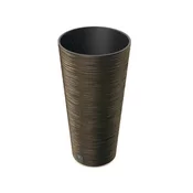 Prosperplast Prevleka za cvetlični lonec FURU SLIM ECO WOOD 2v1 plastika d25x48cm