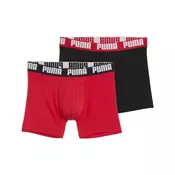 PUMA Boxer Briefs (2-Pack) Men, Clothing, Red/Black, 5