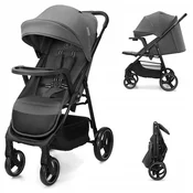 KINDERKRAFT KOLICA ZA BEBE SA TACNOM TRIG 3 GREY