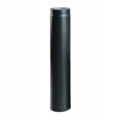 shumee Črna jeklena dimniška cev 120 mm 100 cm