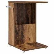 Vidaxl Stranska miza Star les 40 x 35 x 60 cm Konstruiran les