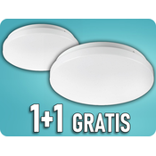 V-TAC LED stropna svetilka 12W, 1200lm, zvezdasta, sprememba barve 3000K-6000K, 1+1 gratis!