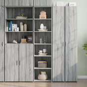 vidaXL Visoka omara siva sonoma 45x41x185 cm inženirski les