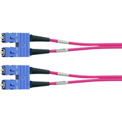 Telegärtner Telegärtner L00880C0010 steklena vlakna optična vlakna priključni kabel [1x moški konektor sc - 1x moški konektor sc] 50/125 µ Multimode OM3 1.00 m, (20435216)