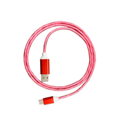 Kabel Lightning USB PLATINET 1.5A LED - 1m Crveni