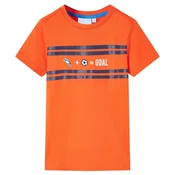 vidaXL Otroška majica temno oranžna 140, (21036773)