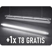 Spectrum LED Vodoodporno držalo za LED cev T8, 120cm [SLI028032_SLIM] + 1x LED cev 18W gratis! Barva světla: Hladna bela [216754]