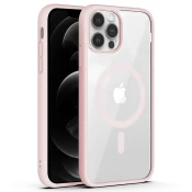 Hibridna maska PastelMag s magnetom Magsafe za iPhone 17 Pro - light pink
