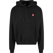 ZOO YORK Sweater majica crvena / crna / bijela