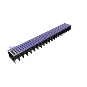 Kanaleta Mufle 4ALL PE-HD 1000x120x92mm, z nerjavno rešetko