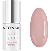 NeoNail Cover Base Protein podlak in nadlak za gel nohte odtenek Natural Nude 7,2 ml