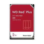 WD Red Plus/2TB/HDD/3,5/SATA/5400 vrtljajev na minuto/3R