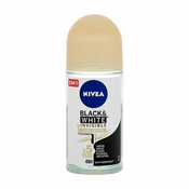 Nivea Black & White Invisible Silky Smooth 48h antiperspirant roll-on 50 ml za žene