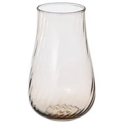PASKÖTRÄD Vaza, steklo/svetlo rjava, 13.5 cm