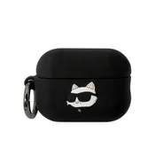 Karl Lagerfeld Etui Karl Lagerfeld Silicone Choupette Head 3D za AirPods Pro 2 - črne